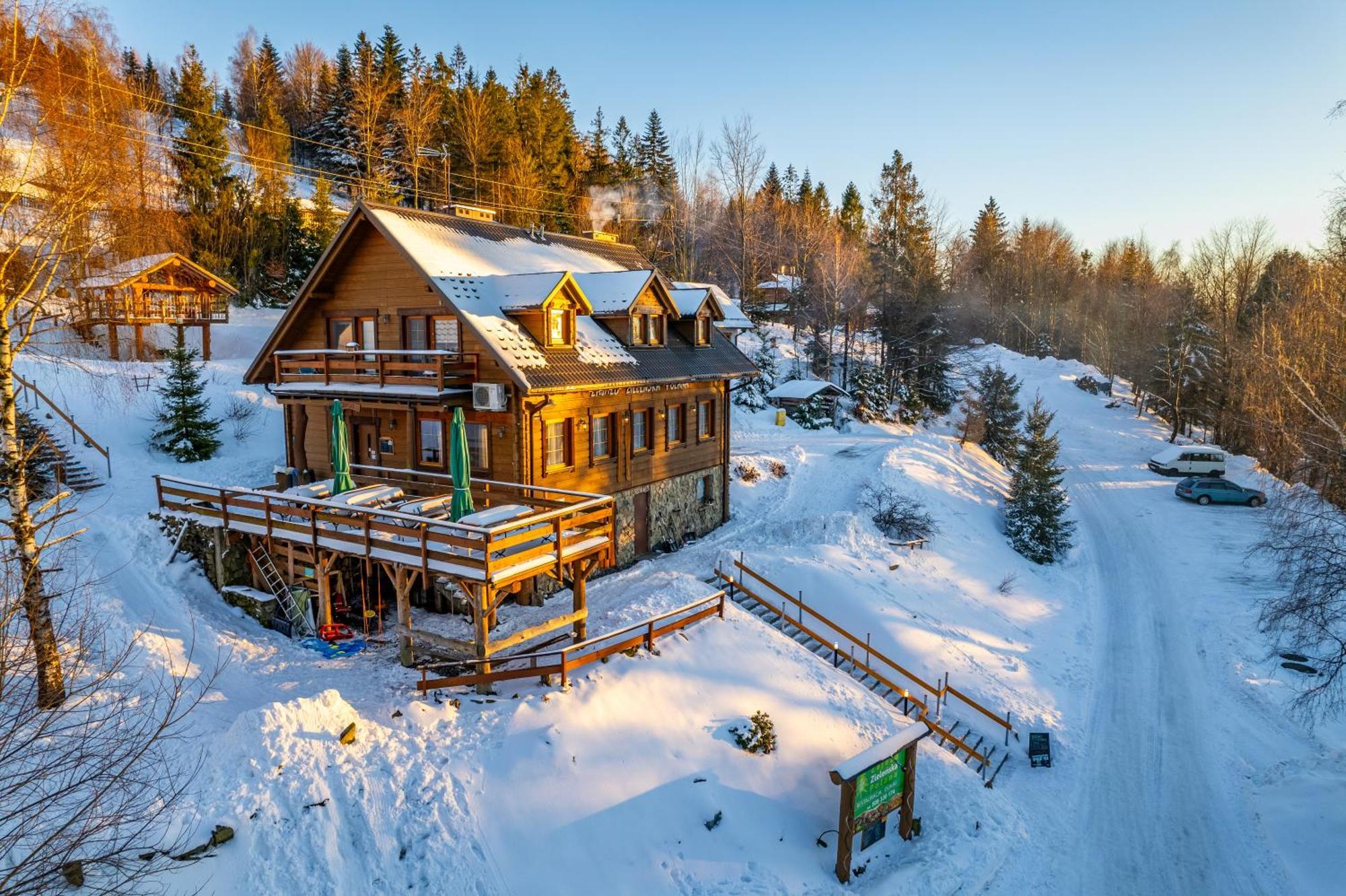 Domki - Zajazd Zielenska Polana Visla Exteriér fotografie